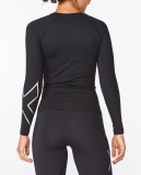 2XU Core Compression Long Sleeve dámské kompresní tričko, Black, WA6401a