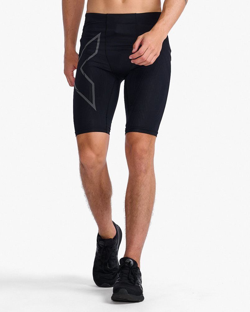 2XU Light Speed Compression Shorts kompresní kraťasy pánské, Black, MA5331b