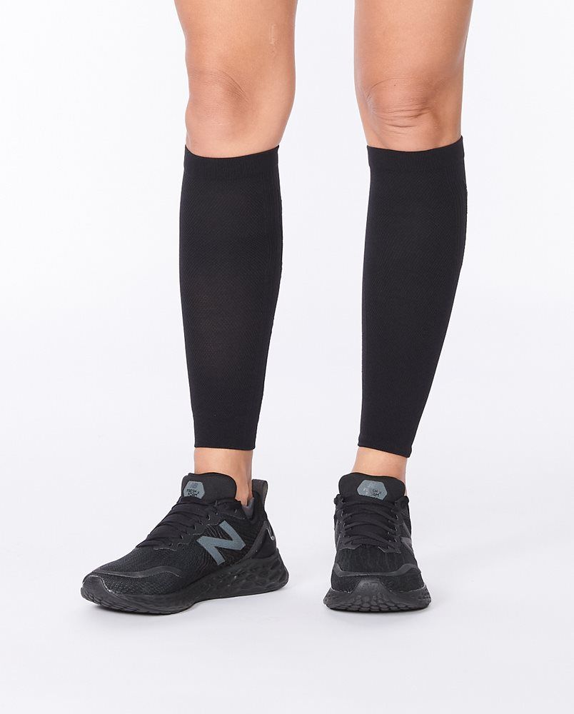 2XU X Compression Calf Sleeves kompresní návleky unisex, Black, UA5458b