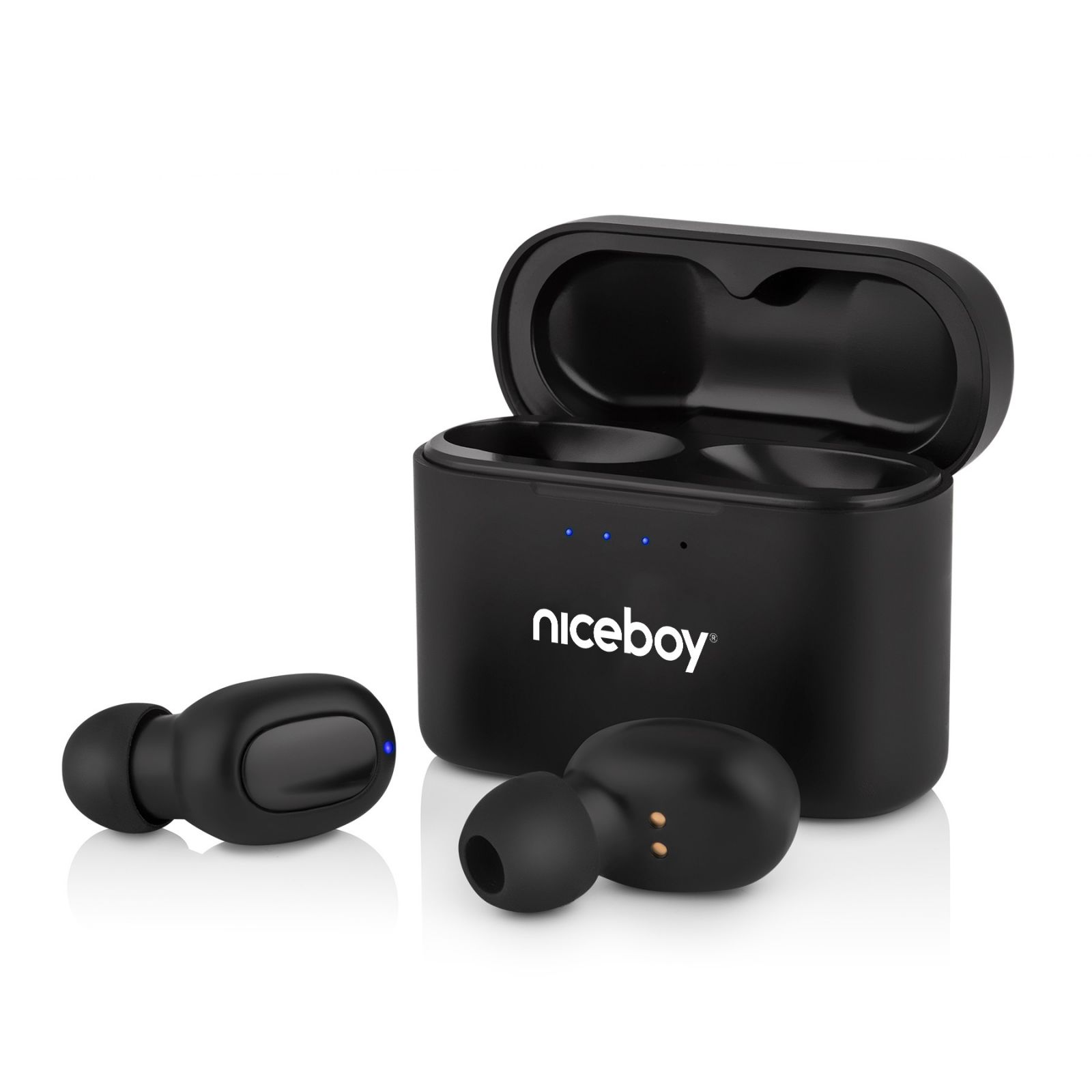 Bluetooth sluchátka NICEBOY Hive Podsie 3 bluetooth sluchátka, černá