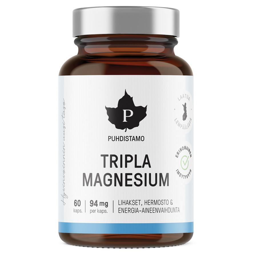Puhdistamo Triple Magnesium, 60 kapslí