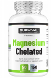 SURVIVAL, Magnesium Chelated, 150 kapslí