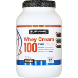 SURVIVAL Whey Cream 100 Fair Power®, 2000g | Jablečný štrůdl