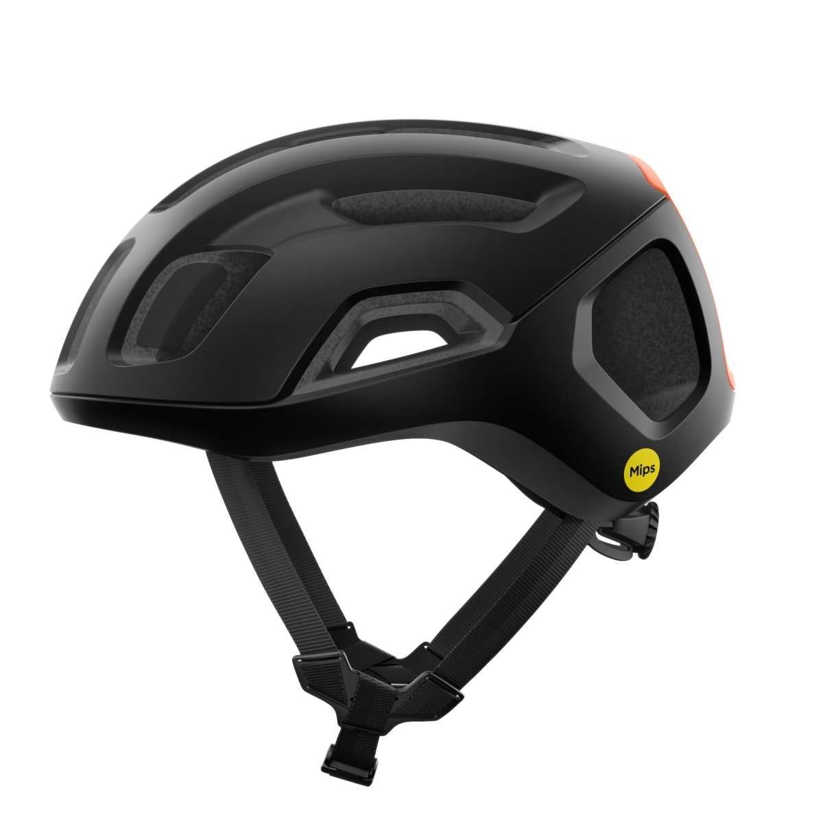 Cyklistická helma POC Ventral Air MIPS 2025, Uranium Black Fluorescent Orange Matt, PC108708872