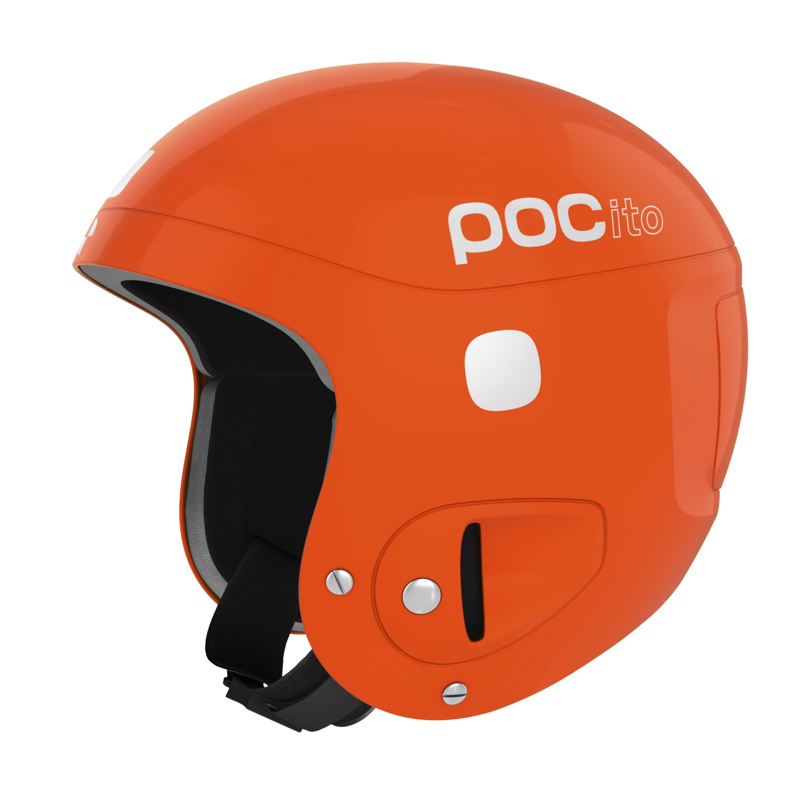 Dětská lyžařská helma POCito Skull 2026, Fluorescent Orange, PC102109050