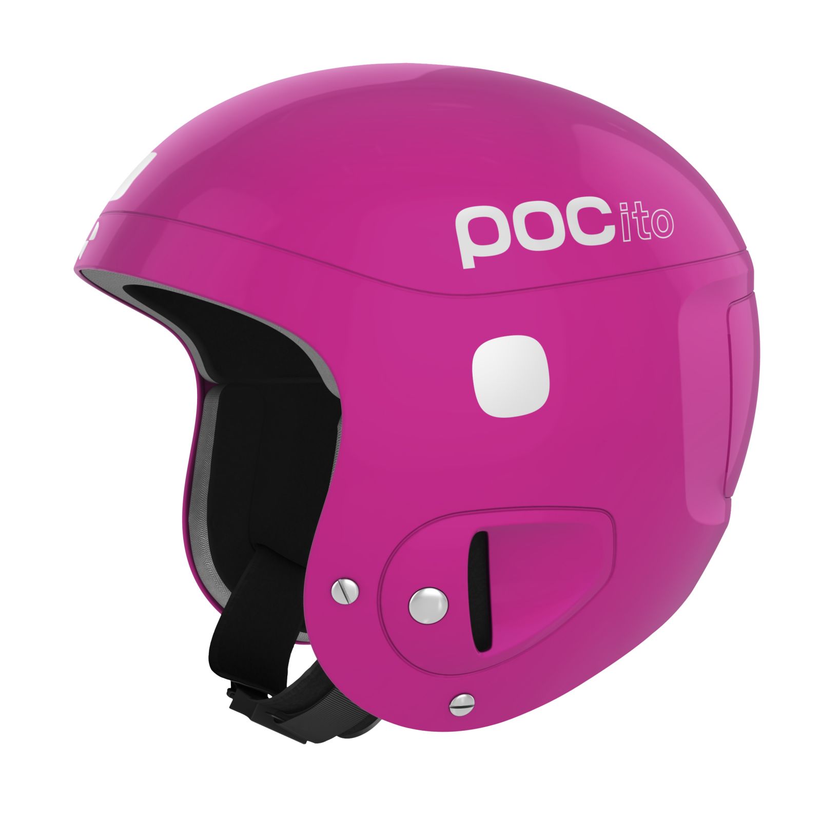 Dětská lyžařská helma POCito Skull 2026, Fluorescent Pink, PC102109085