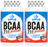 LIONLAB, BCAA 2:1:1 Premium XXL, 360 kapslí