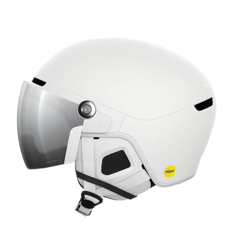 Lyžařská helma POC Obex Visor MIPS 2026, Hydrogen White, PC101191036