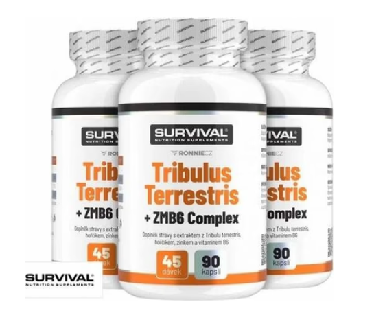 SURVIVAL, Tribulus Terrestris 90 Fair Power®, 180 kapslí