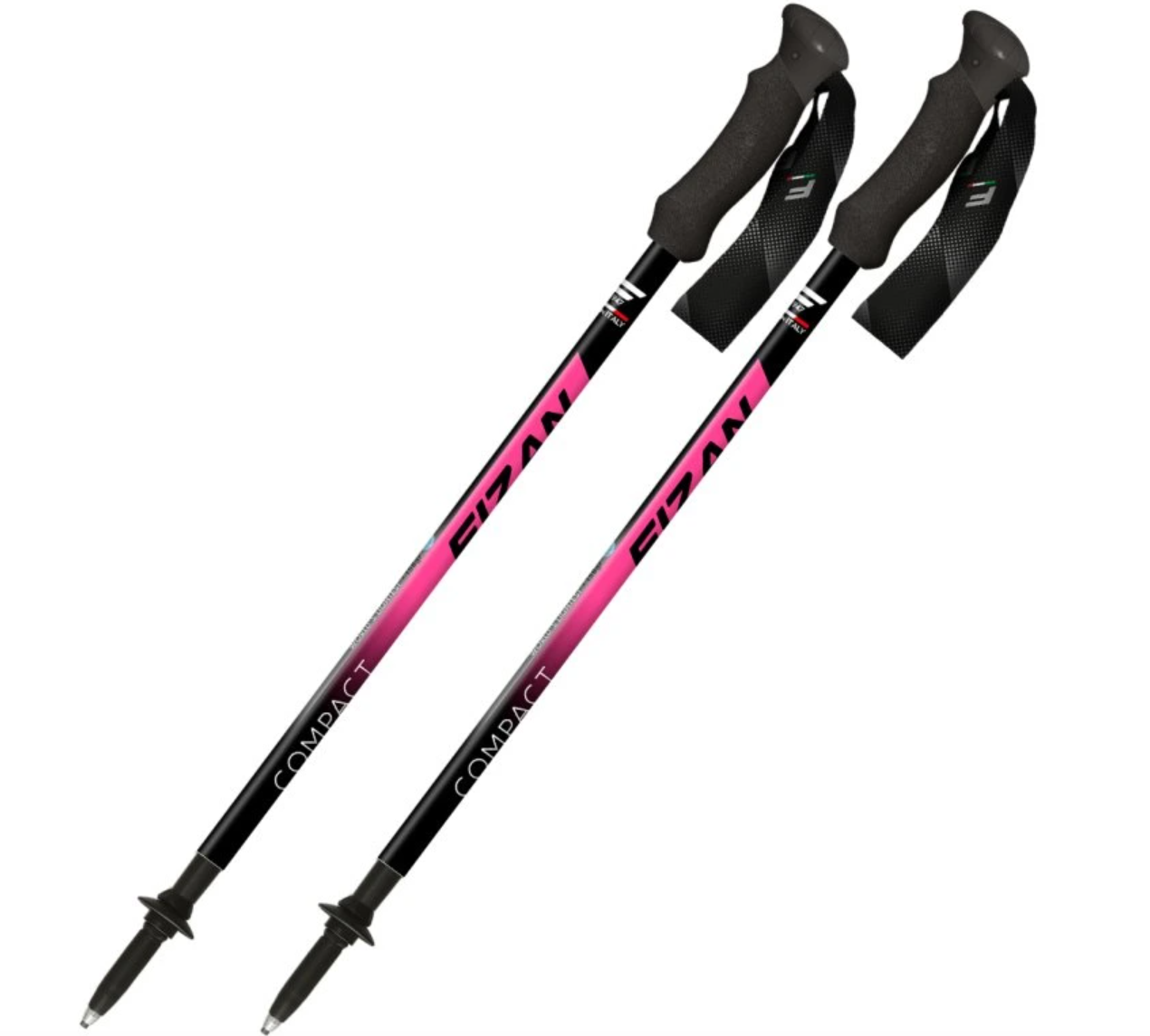 Trekingové hole FIZAN Compact, Pink