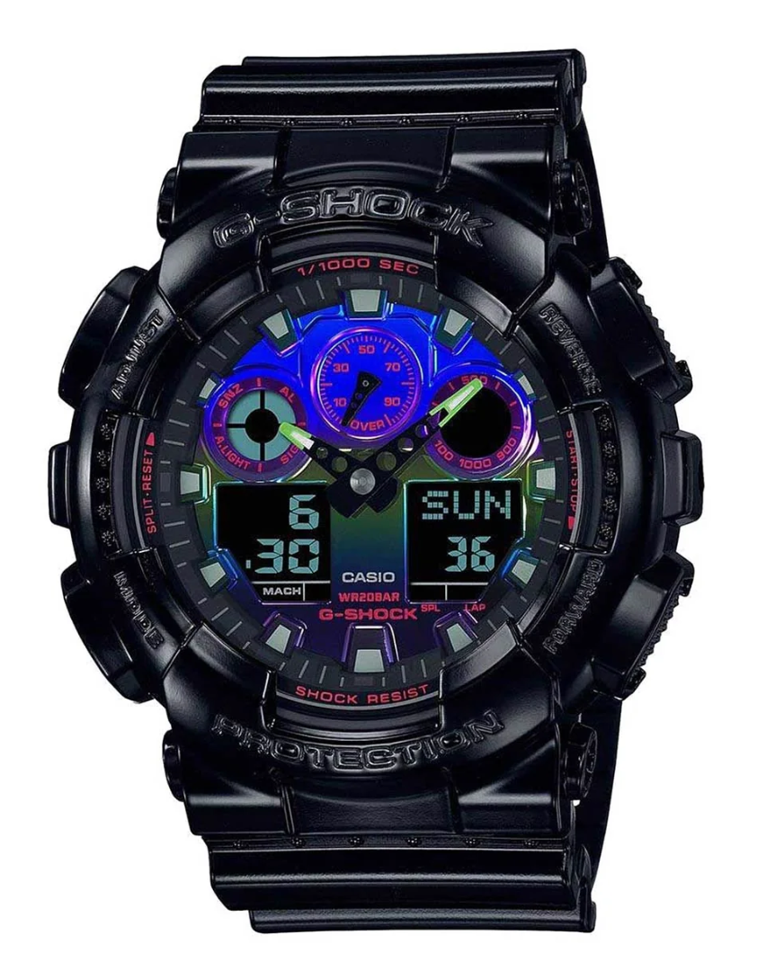 Hodinky CASIO G-Shock GA-100RGB-1Aer