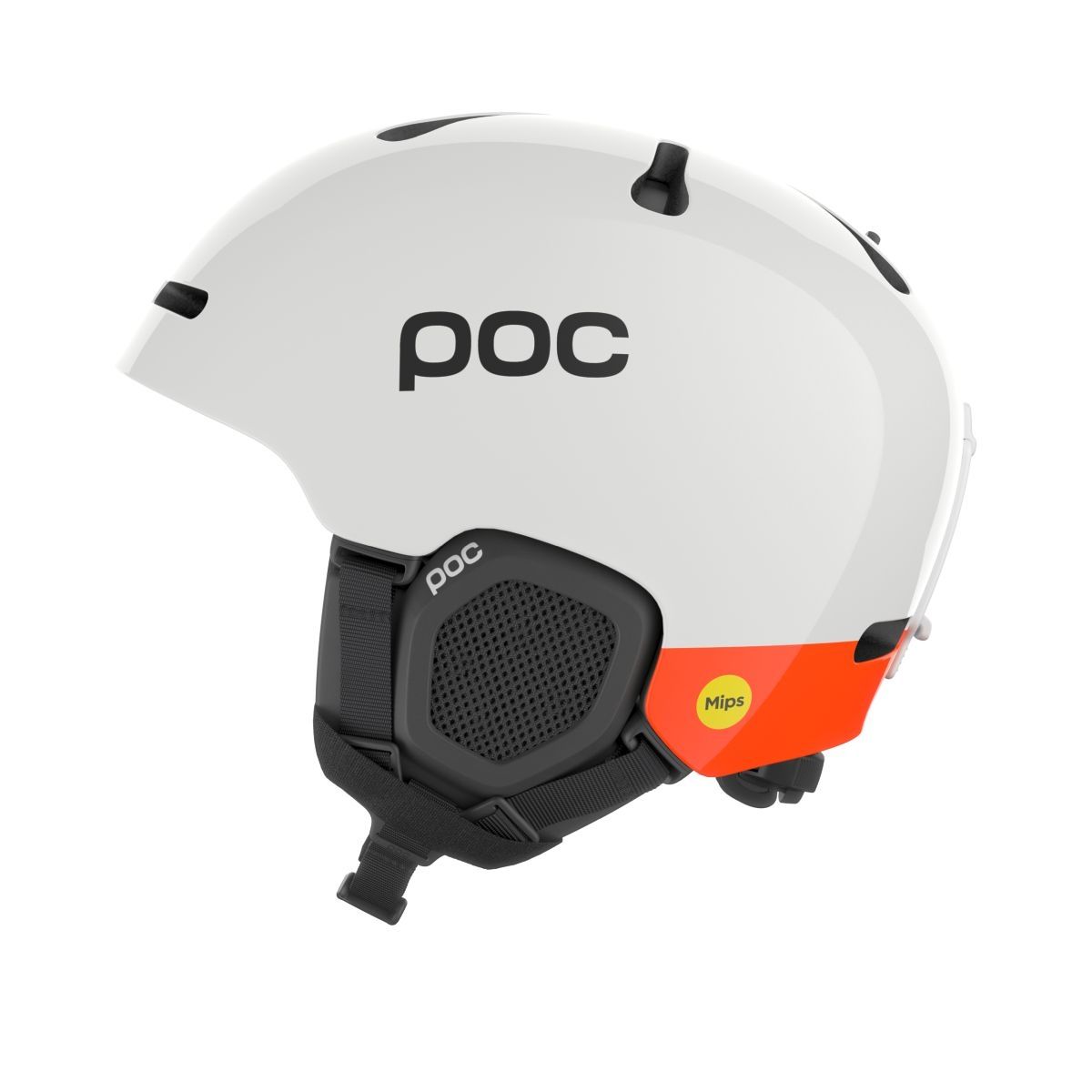 Lyžařská helma POC Fornix MIPS 26/27, Hydrogen White Fluorescent Orange, PC104129482