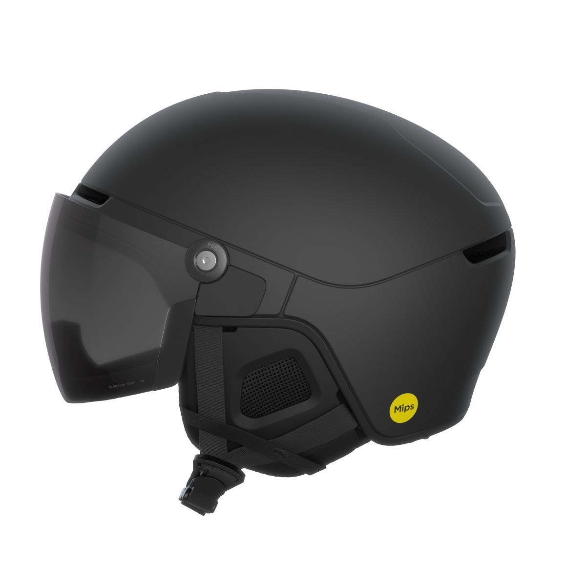 Lyžařská helma POC Obex Visor MIPS 26/27, Uranium Black Matt Clarity Universal Sunny Grey, PC101199656