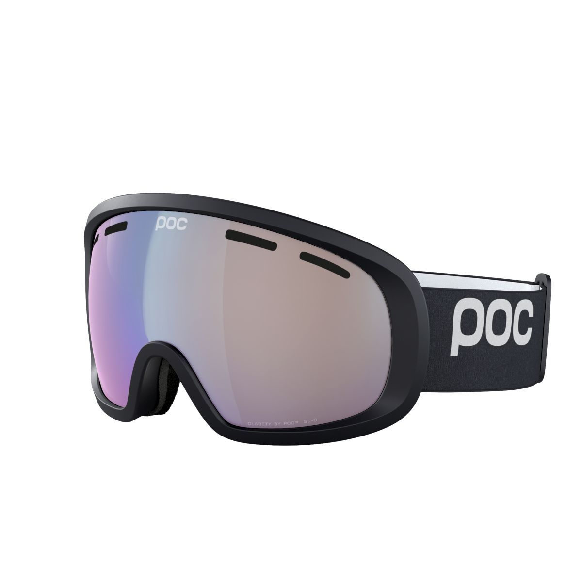 Lyžařské brýle POC Fovea Mid Photochromic Uranium Black w Photochromic Light Pink-Sky Blue, PC408648710ONE1