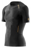 SKINS A400 GOLD Mens Short Sleeve Top