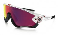 Brýle OAKLEY Jawbreaker - Polished White W/Prizm Road