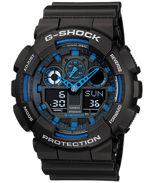 Hodinky CASIO GA 100-1A2 - Blue